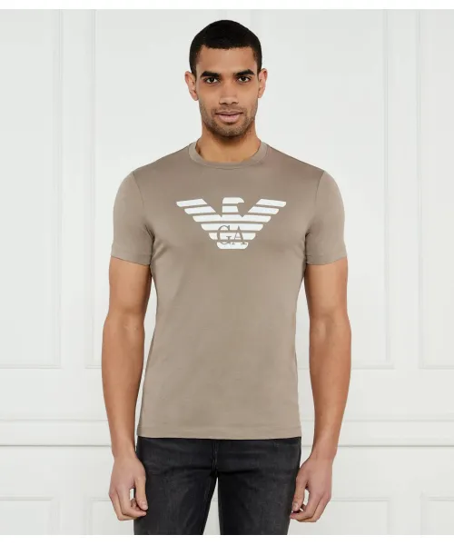

Футболка Regular fit Emporio Armani, бежевый