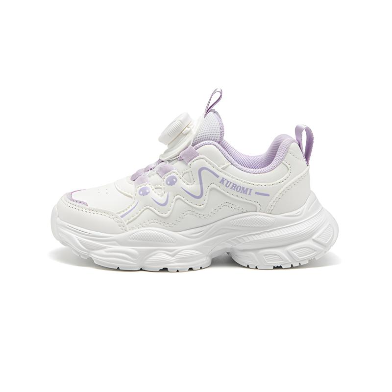 

Sanrio Детские беговые кроссовки Kulomi Breathable Lightweight Cushioning Low top белый/фиолетовый