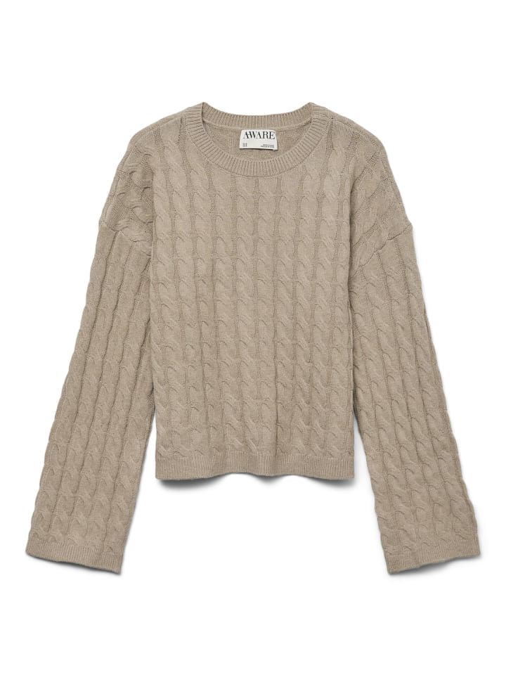 

Вязаный свитер из натурального меланжа Vero Moda