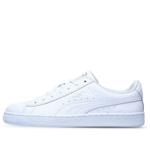 

Кроссовки basket classic low-topboard shoes white Puma, белый