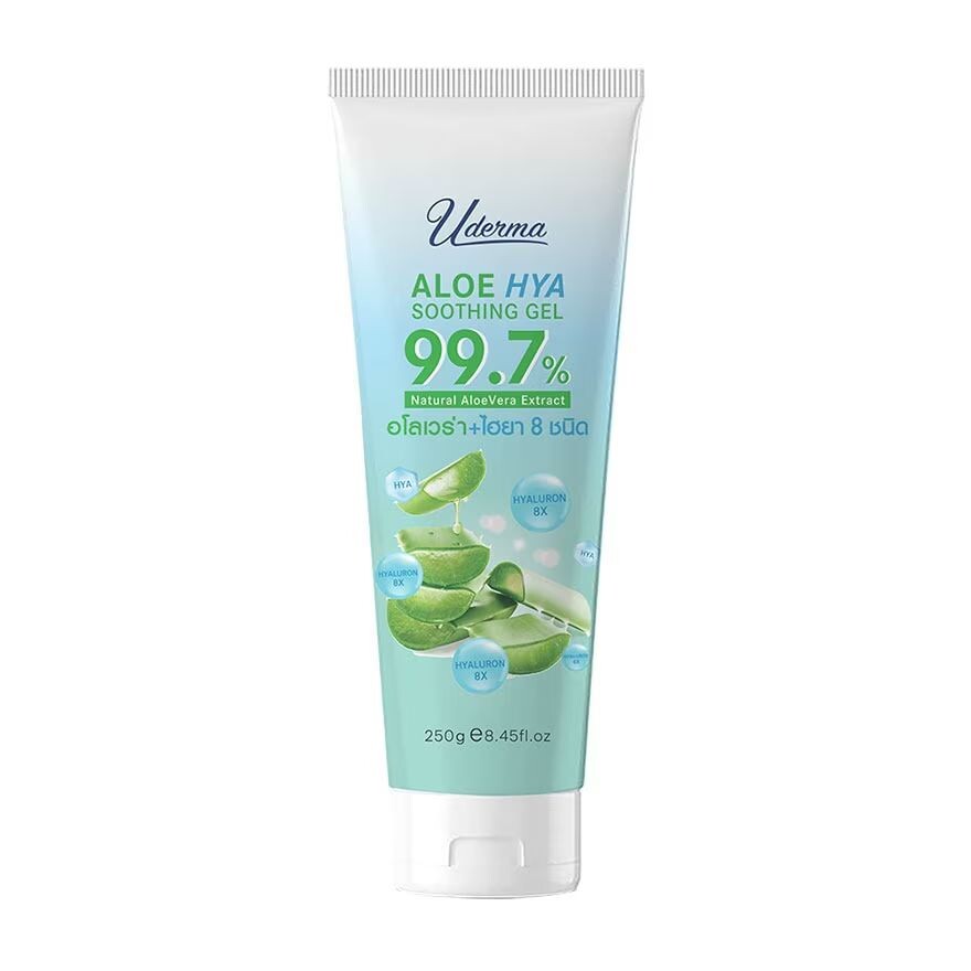 

Uderma Успокаивающий гель Aloe Hya 250 г. ชื้น, Blue