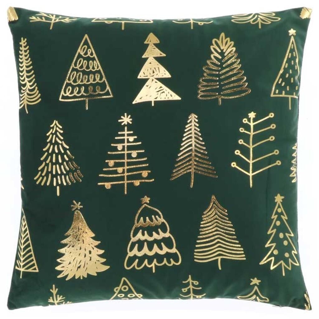 

Unique Living - Декоративная подушка Xmas Tree 45x45см темно-зеленый