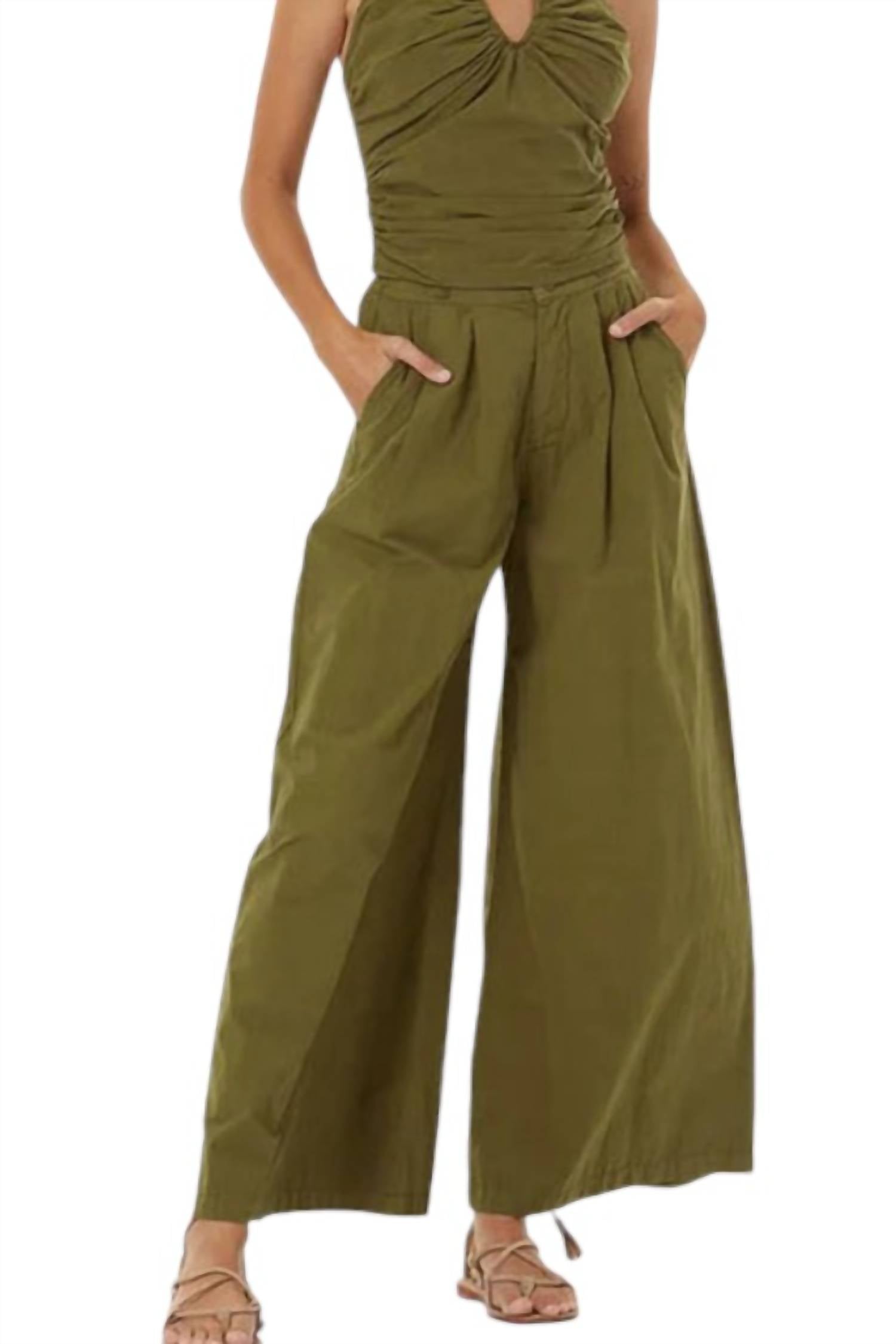

Брюки Cosmo из водорослей young fabulous & broke, цвет kelp