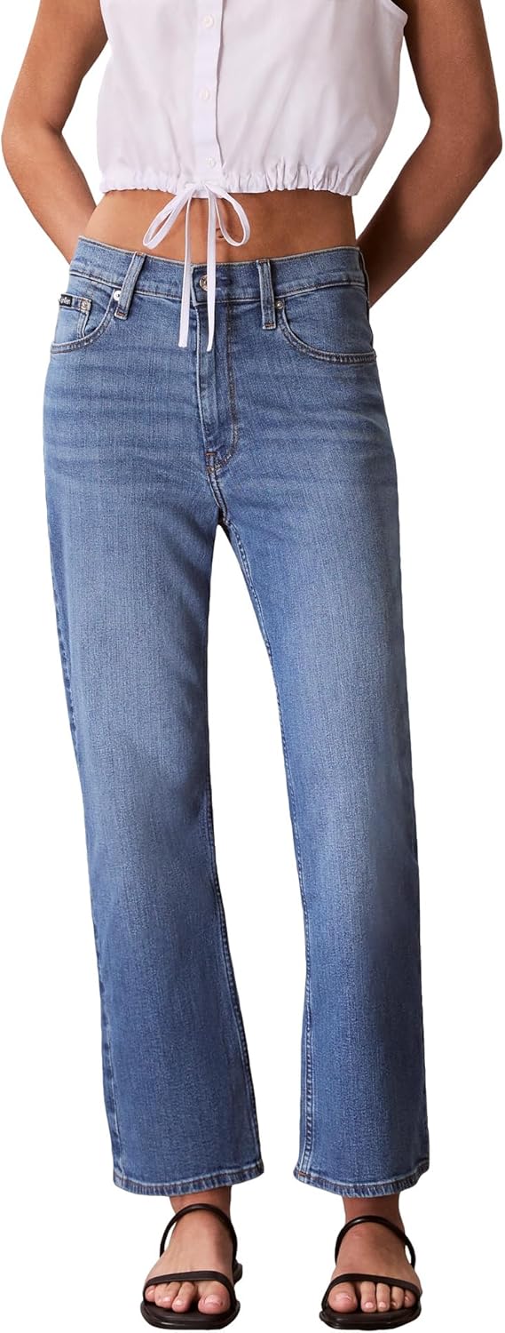Женские джинсы Calvin Klein Bootcut с высокой талией, Vintage Blue — фото 3