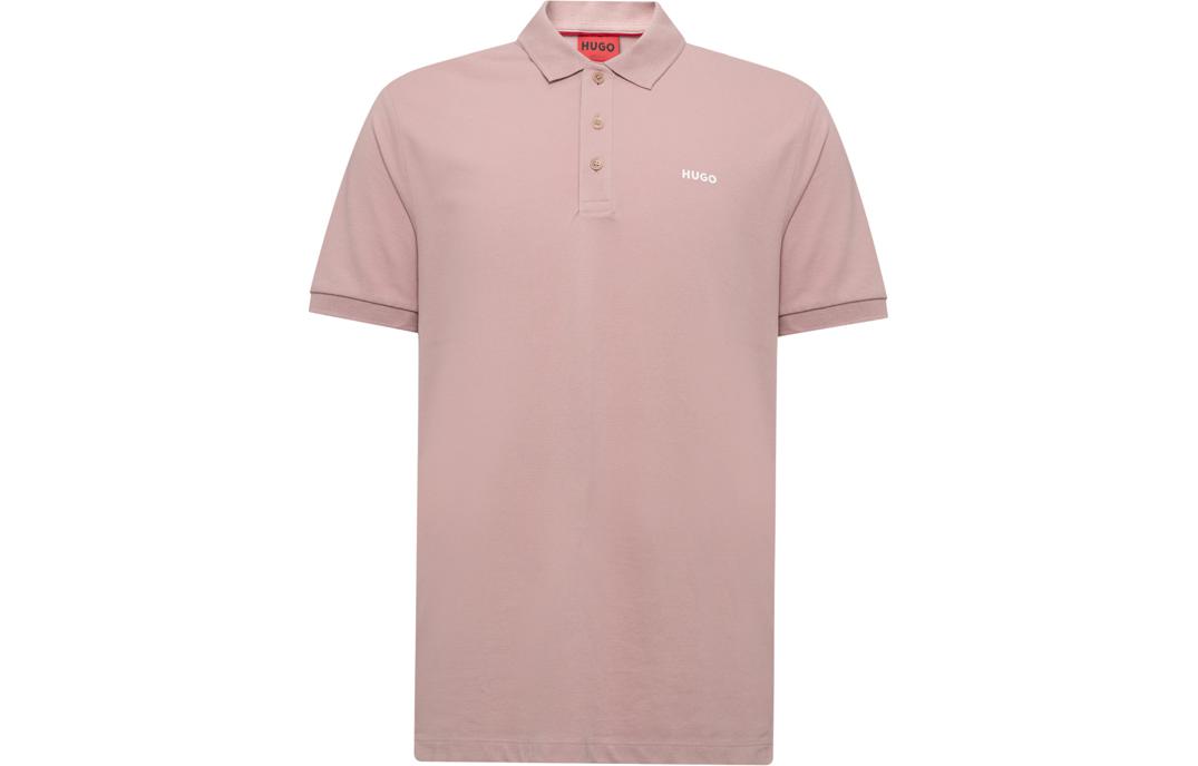 

Футболка поло мужская розовая HUGO BOSS
