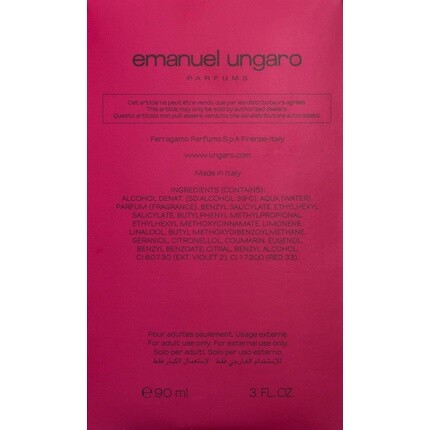 Femme Парфюмированная вода-спрей 90 мл, Emanuel Ungaro — фото 3