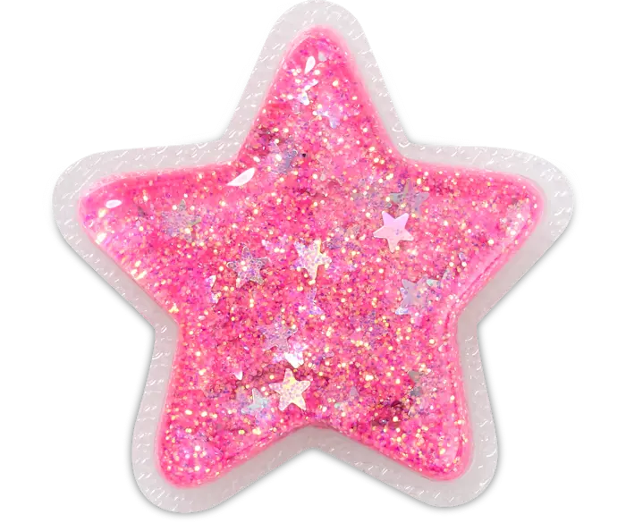 

Джиббитсы Squishy Glitter Star Crocs