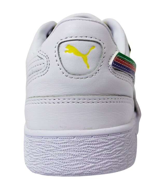 Мужские кожаные кроссовки со шнуровкой X ralph sampson lo chinatown market 371394 01 Puma, белый — фото 2