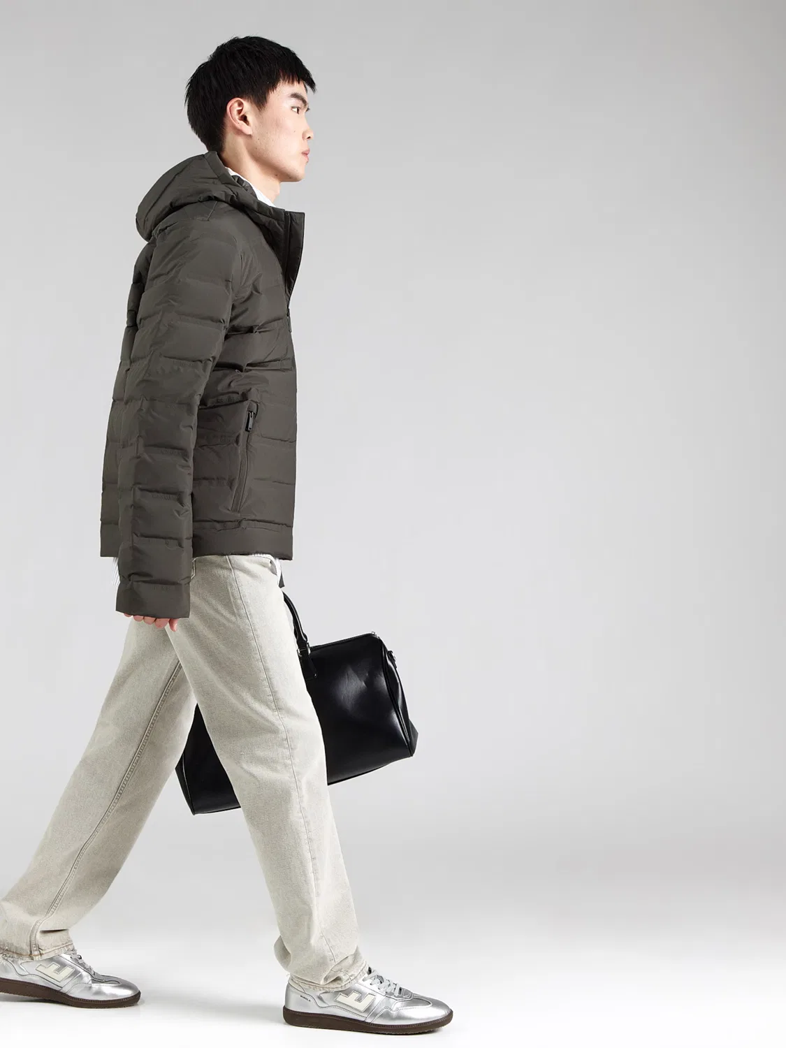 Зимняя куртка Calvin Klein темно-зеленого цвета — фото 4
