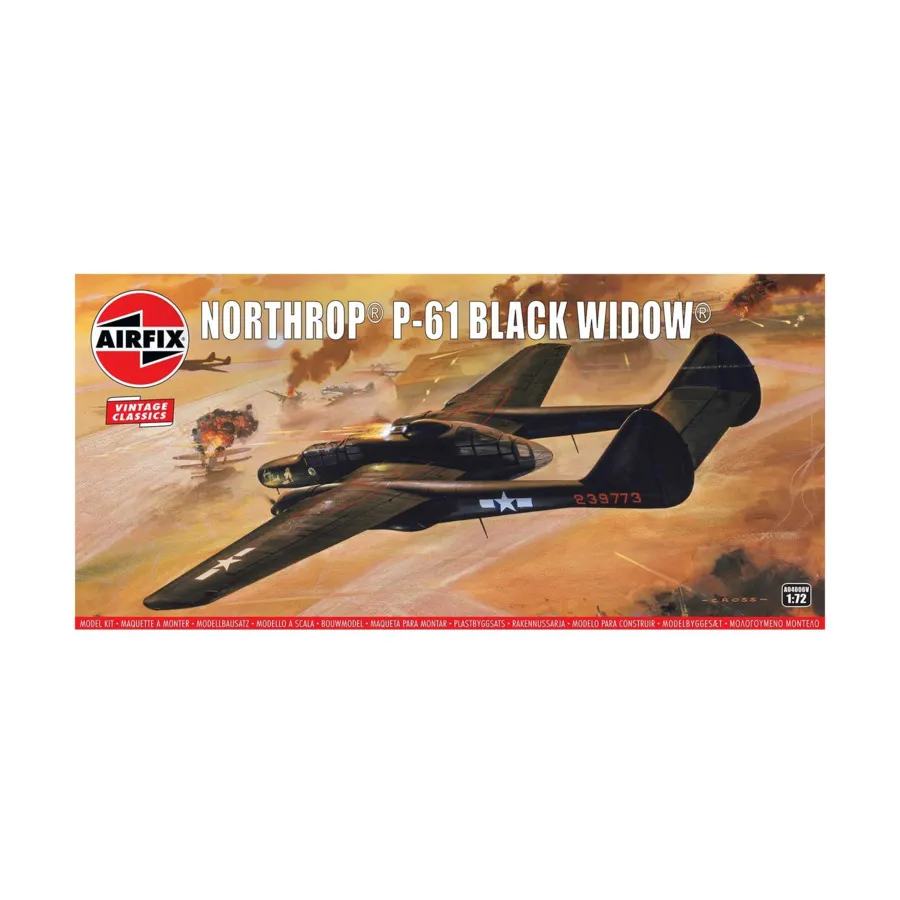 

Нортроп P-61 Черная Вдова, Vintage Classics (1:72) (Airfix)
