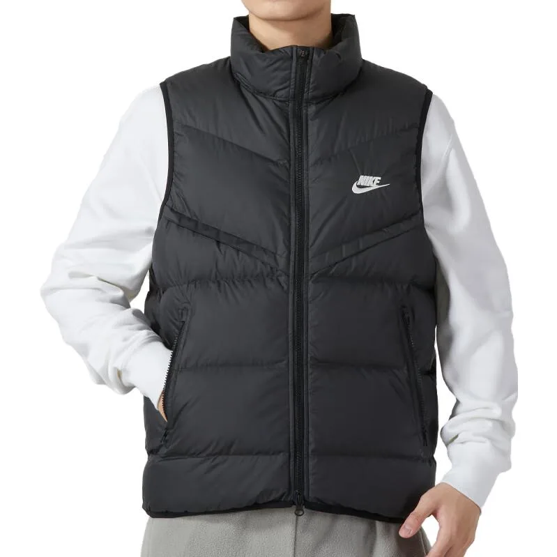 Nike Ветровка WINDRUNNER мужская черная — фото 4