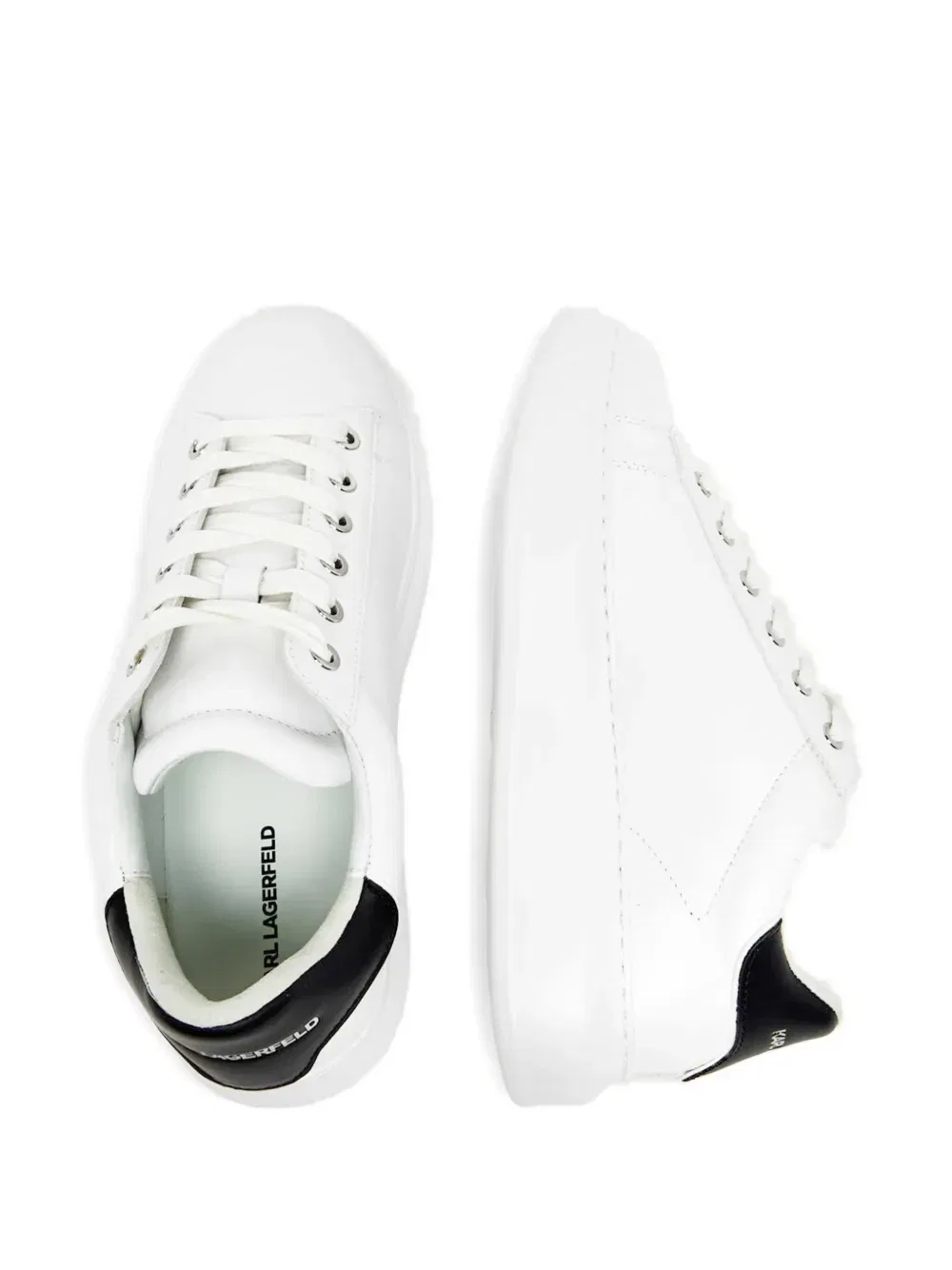 Кроссовки с логотипом Icon KARL LAGERFELD, белый — фото 3