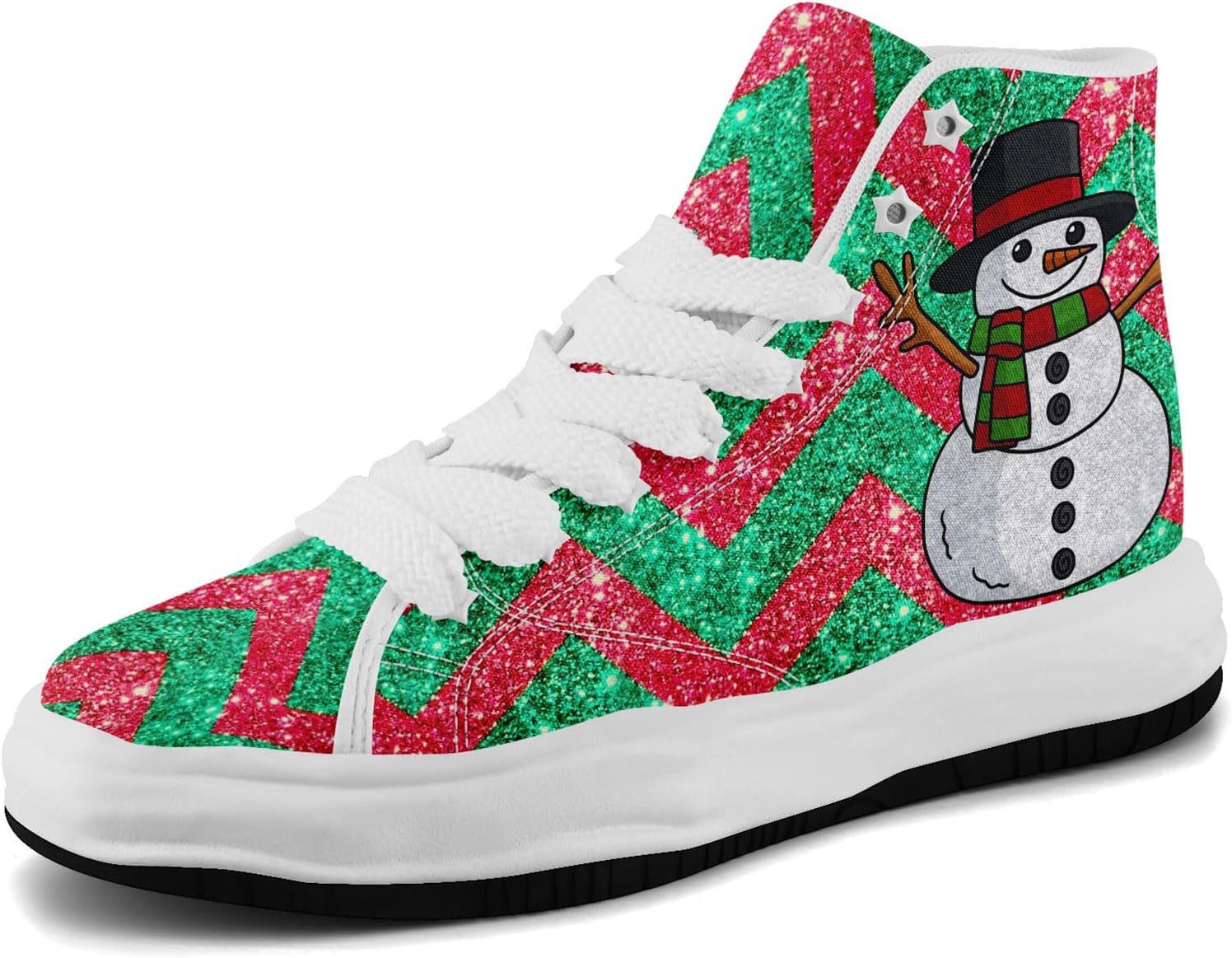 

Крутые кастомизированные зимние кроссовки на высокой подошве для женщин и мужчин, теплые текстильные платформенные кроссовки для повседневной зимней прогулки Awsole, красный