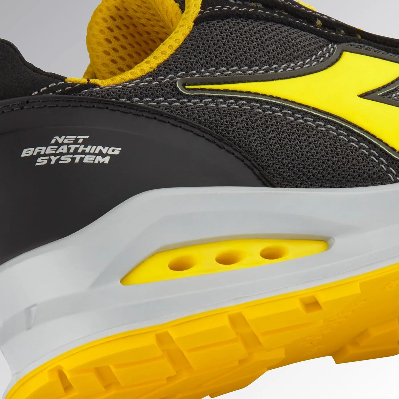 Мужские кроссовки Utilita Diadora Airbox для бега для здравоохранения Utility Diadora, желтый — фото 2