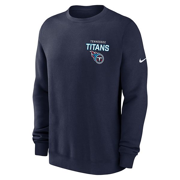 Мужской свитшот primetime club fleece цвета navy tennessee titans Nike — фото 3