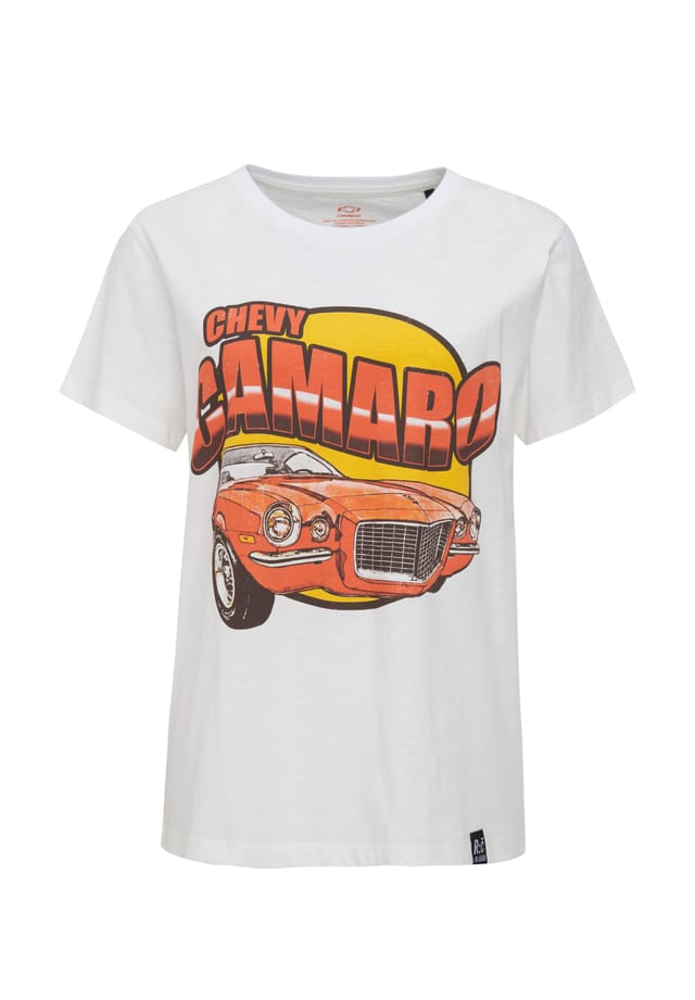 

Футболка Chevy Camaro в классическом дизайне Re:Covered, экрю