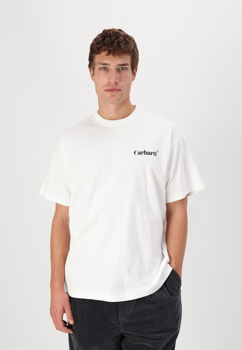 

Футболка с принтом FOLD DUCK Carhartt WIP, белый