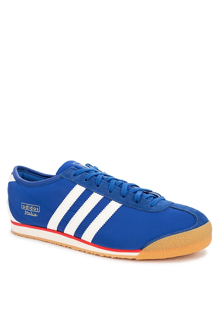 Кроссовки мужские, Italia 70S Adidas, кремовый/синий — фото 2