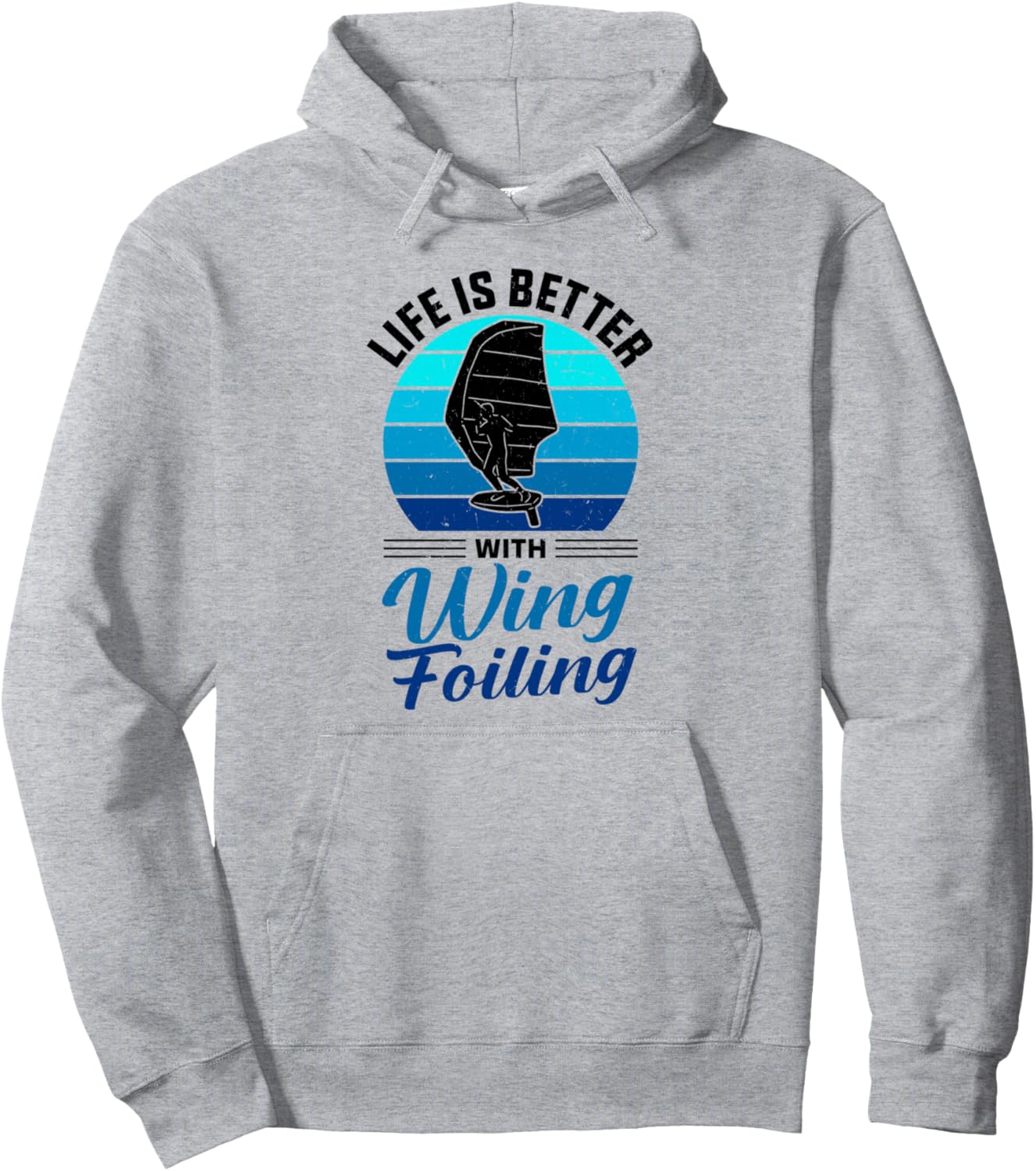 

Худи для вингсерфинга, фойлинга и вингбординга Wing Foiling Shirt, серый
