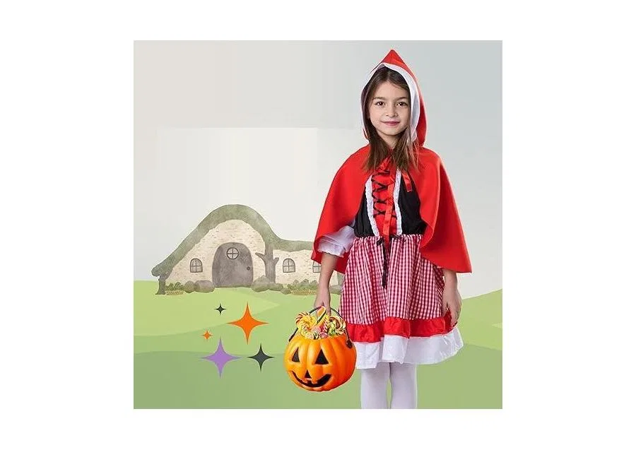 Костюм Красной Шапочки для девочек (детский) Dress Up America — фото 3