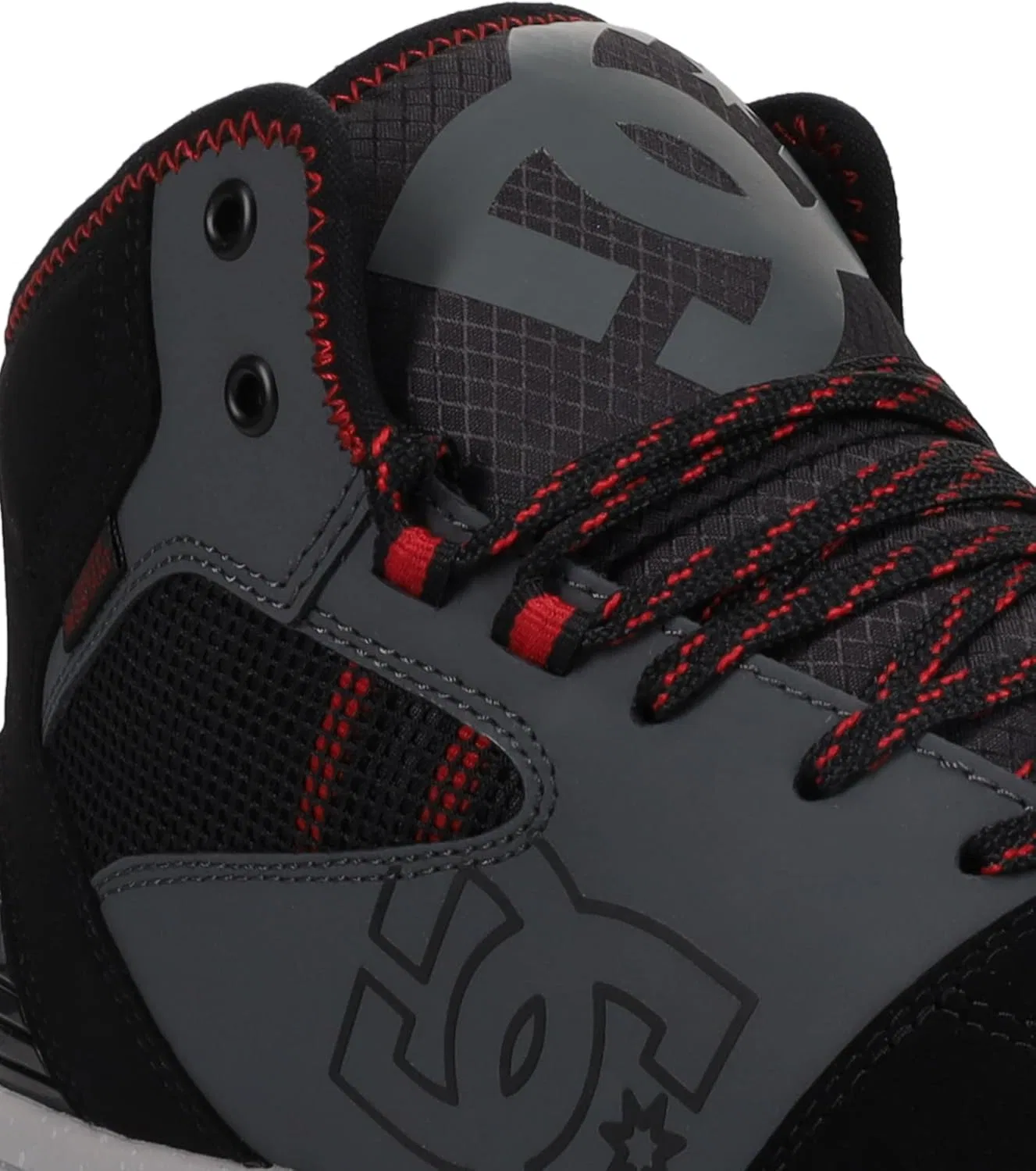 Мужские скейтбордистские кроссовки DC Shoes Woodland, черный/серый — фото 2