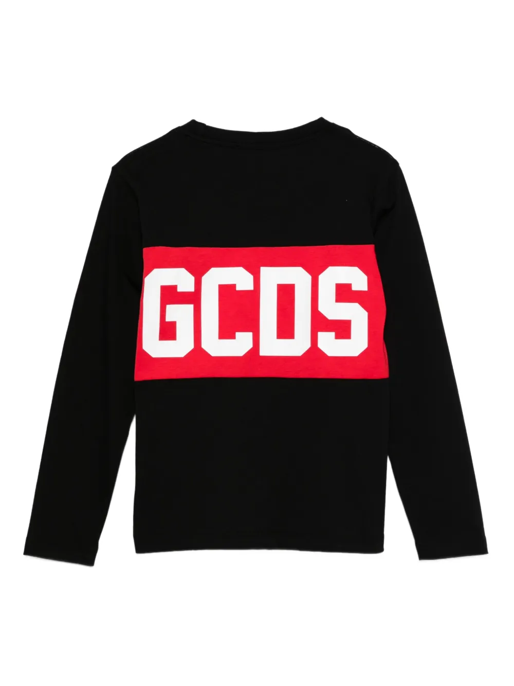 Футболка с длинным рукавом и логотипом Gcds Kids, черный — фото 2