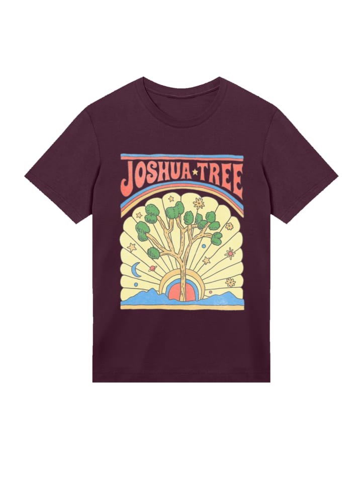 

Футболка с надписью Джошуа-Три от национальных парков США бордового цвета F4NT4STIC, Красный, Футболка с надписью Джошуа-Три от национальных парков США бордового цвета F4NT4STIC