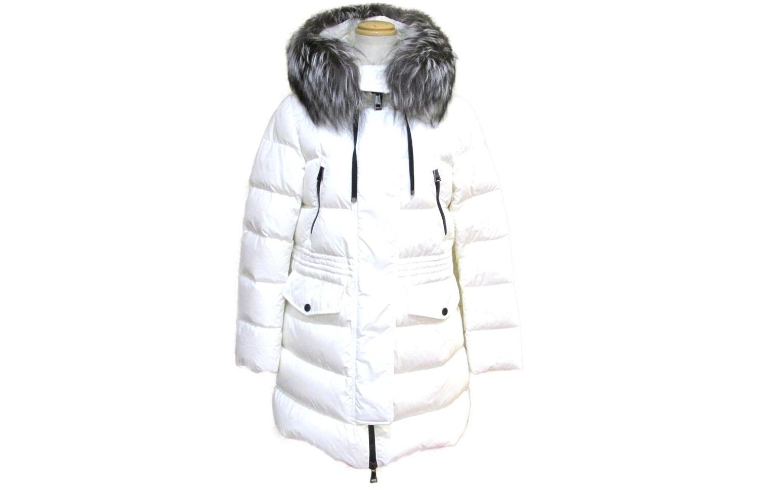 

Пуховик унисекс белый Moncler