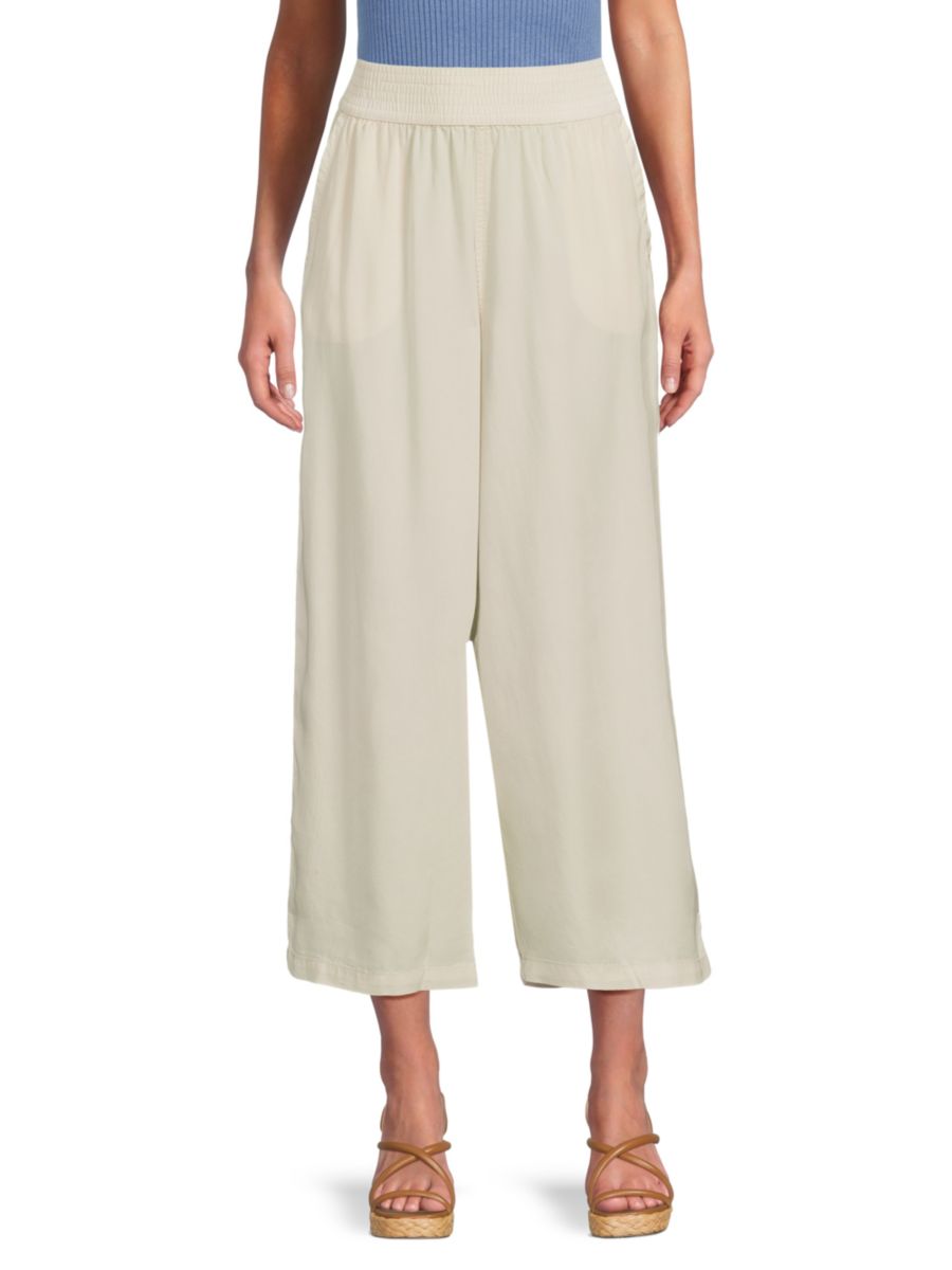

Широкие брюки до щиколотки DKNY, цвет Light City Khaki