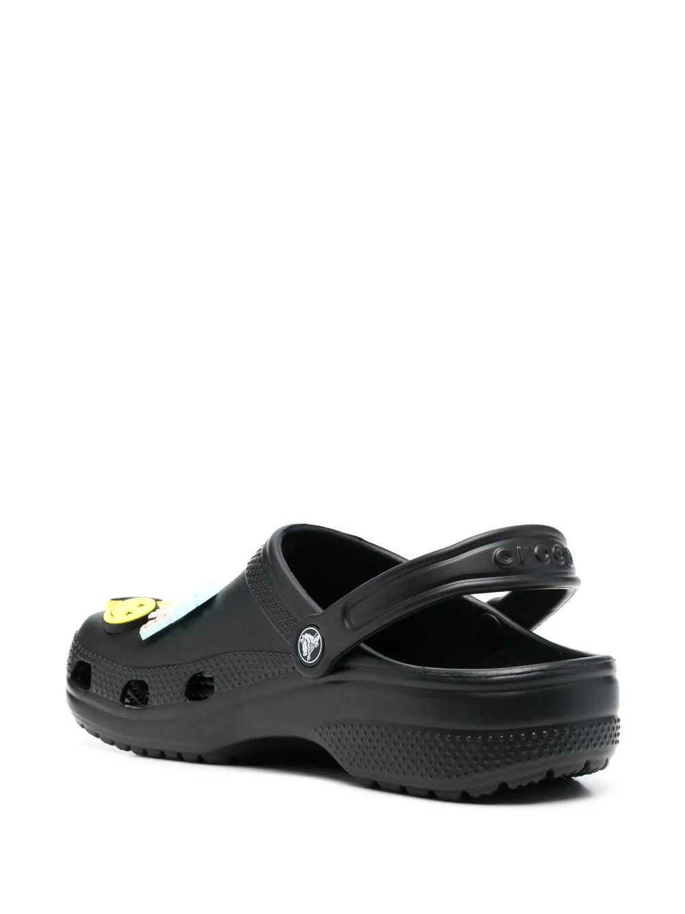 Кроксы Hippie Freak с ремешком на пятке Crocs, черный — фото 3