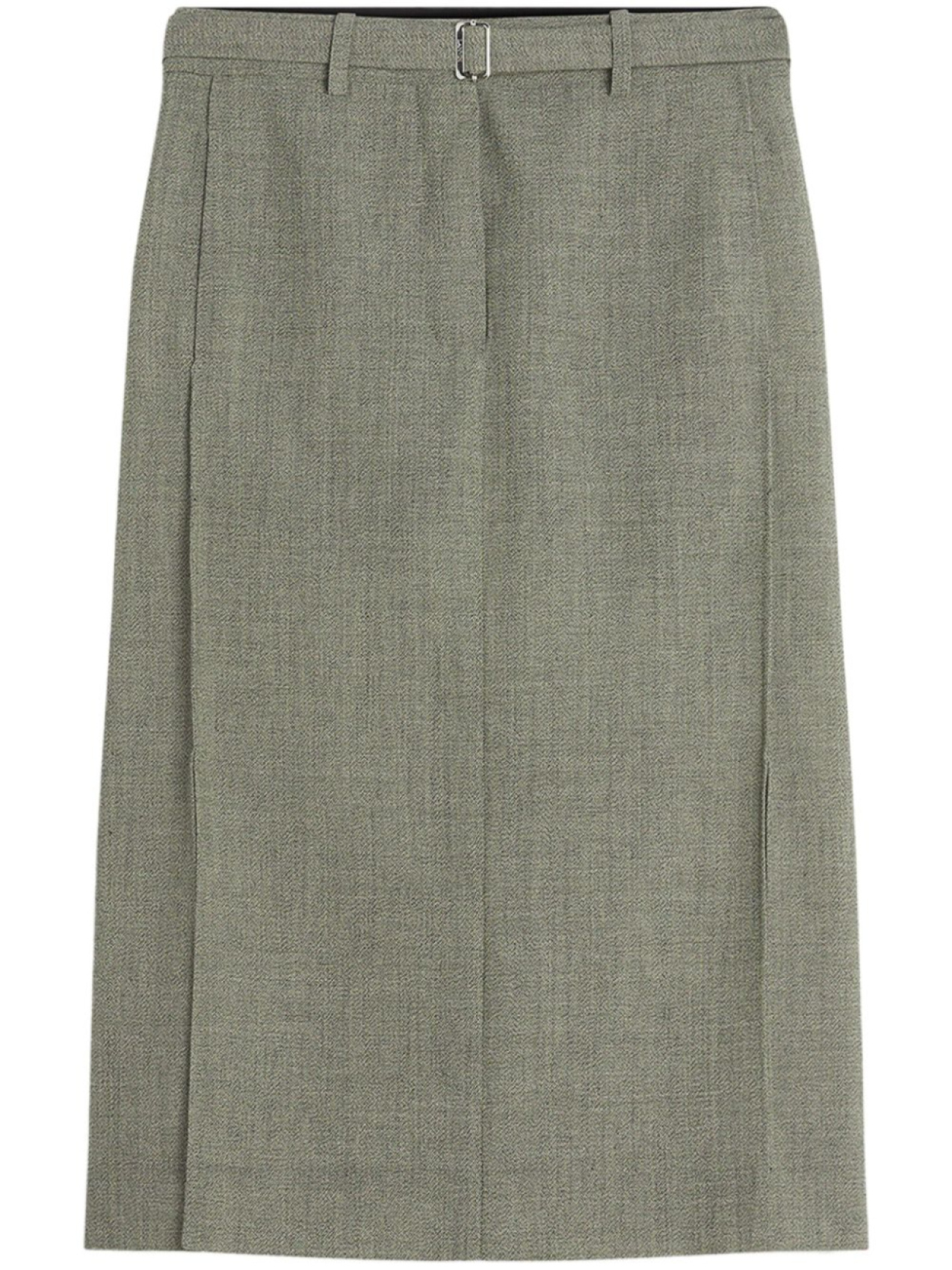

Lanvin юбка миди с поясом, серый