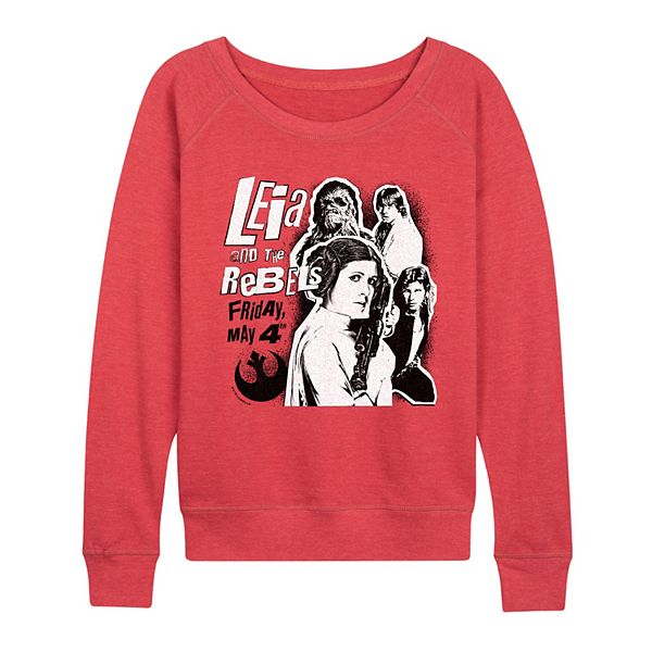 

Футболка с длинным рукавом Leia & the Rebels из французского футера Star Wars, Heather Red, Красный, Футболка с длинным рукавом Leia & the Rebels из французского футера Star Wars, Heather Red