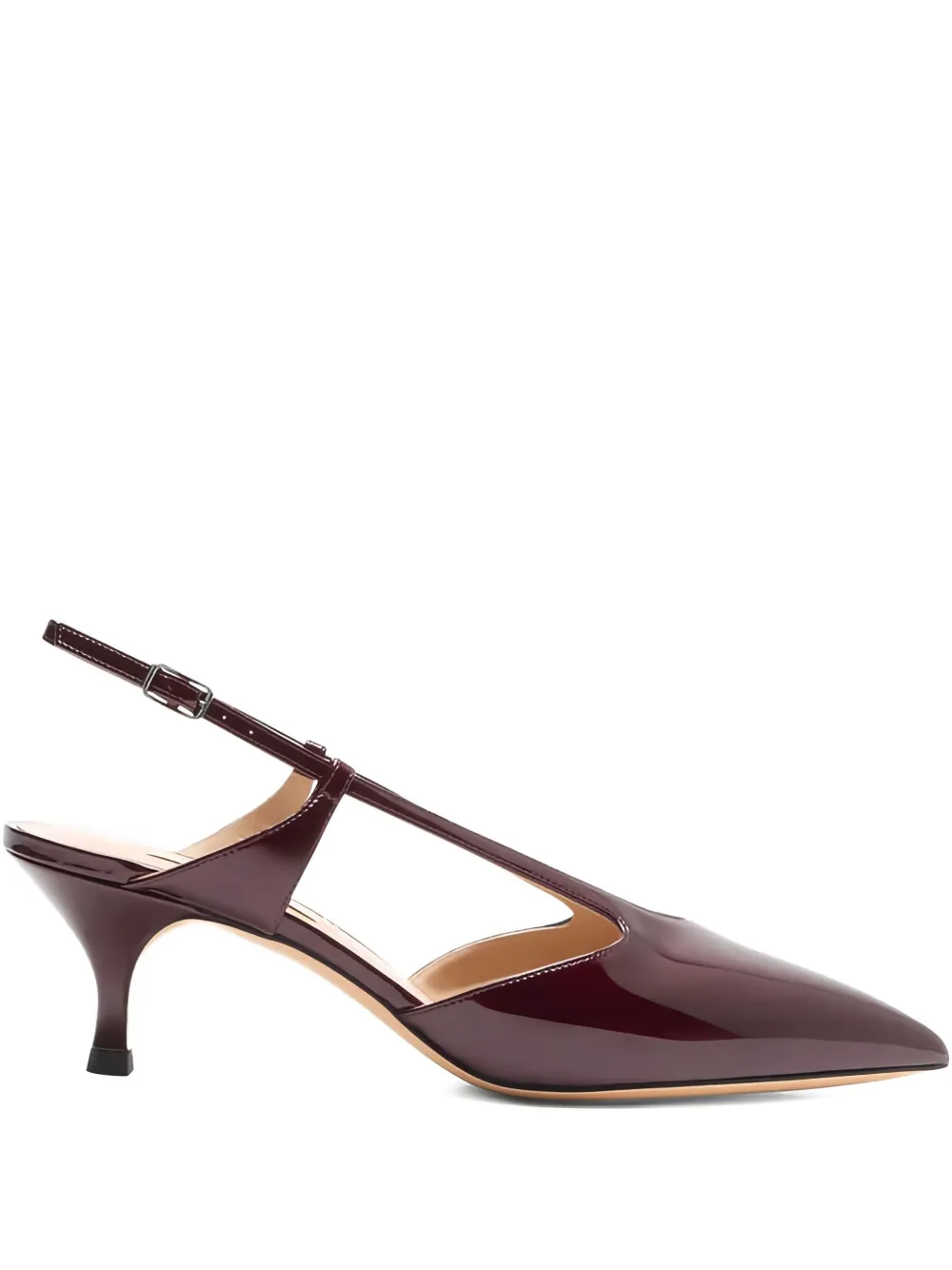 Туфли Julia 50 с ремешком на пятке Casadei, красный