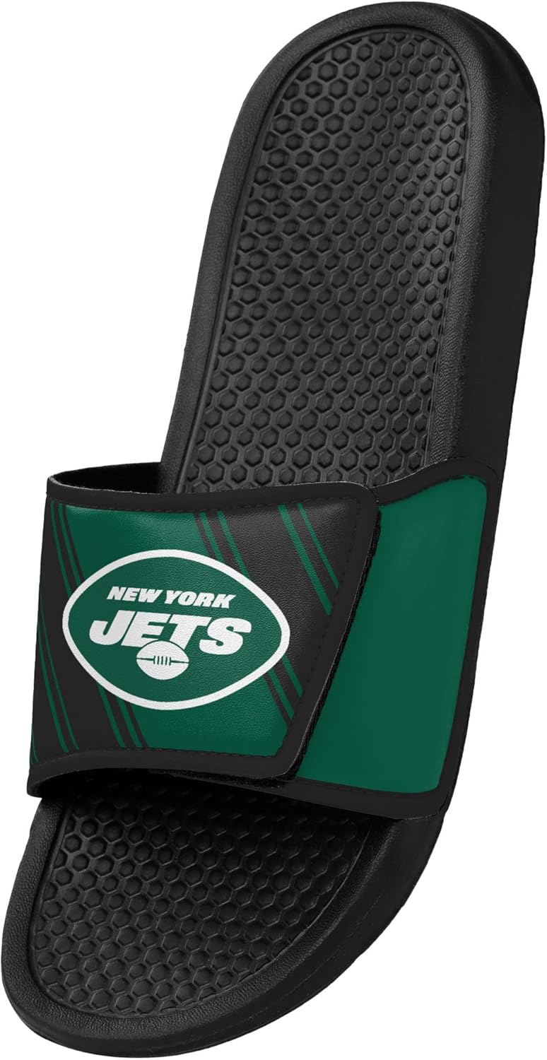 Сандалии слайдеры FOCO с логотипом команды NFL для мужчин, 13-14 Legacy New York Jets — фото 3