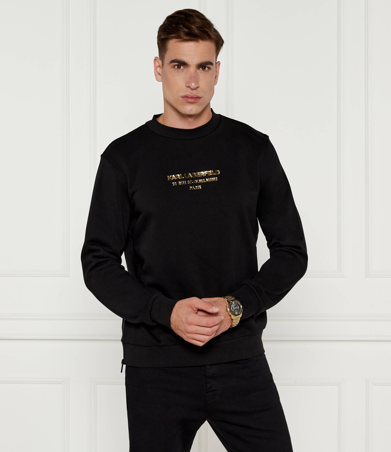 

Толстовка Karl Lagerfeld Regular Fit, черный