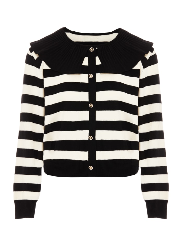 

Женский кардиган в черно-белом цвете faina