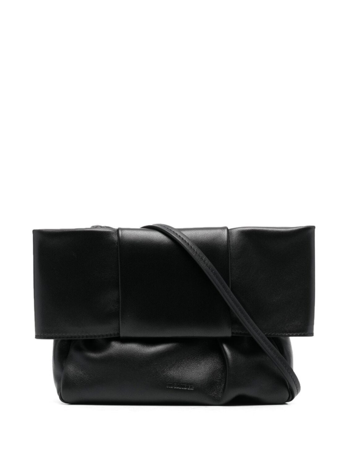 

Jil Sander сумка на плечо с тисненым логотипом, черный