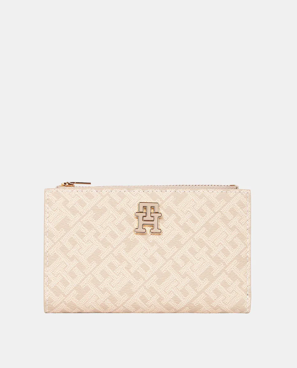 

Тонкий кошелек TH Monoplay Bifold Tommy Hilfiger, бежевый