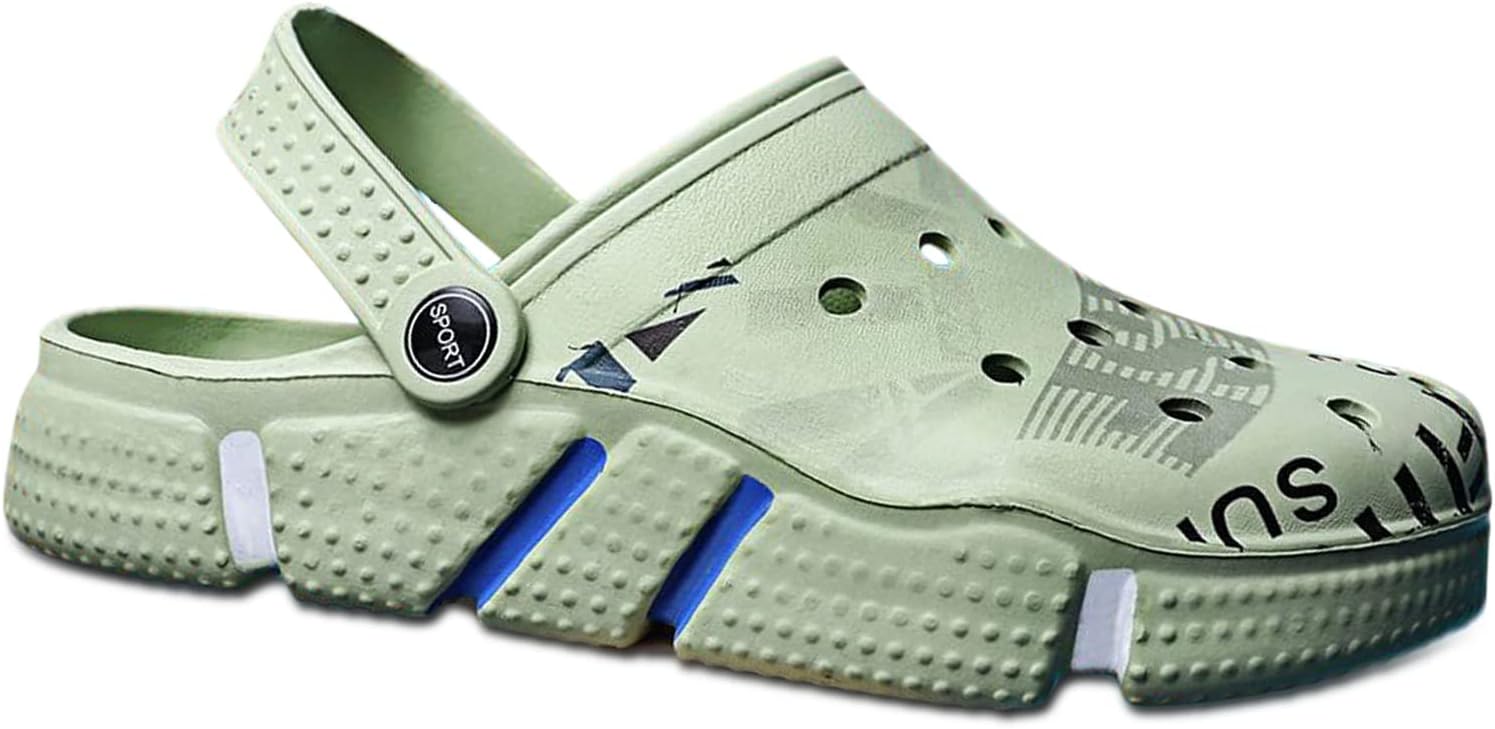 

Унисекс садовые сабо Solaud для мужчин и женщин, быстро сохнущие, дышащие, комфортные летние пляжные шлепанцы-сандалии, зеленый