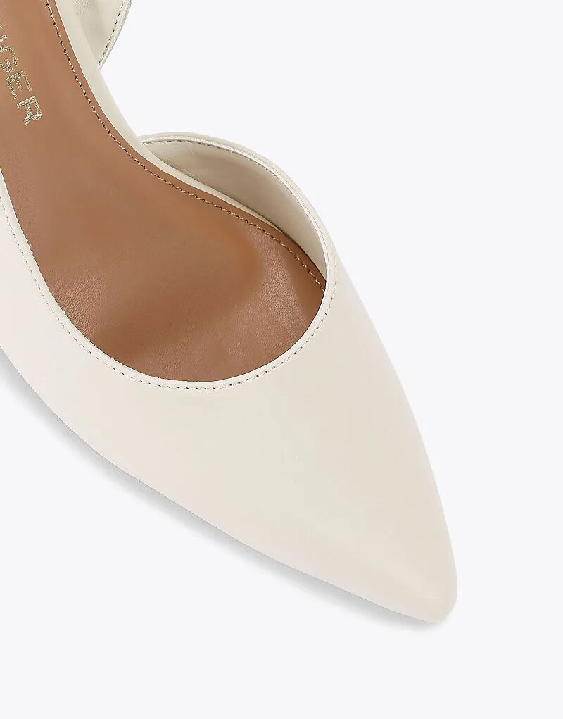 Туфли KG Kurt Geiger Aria low2 на каблуке цвета косточки — фото 3