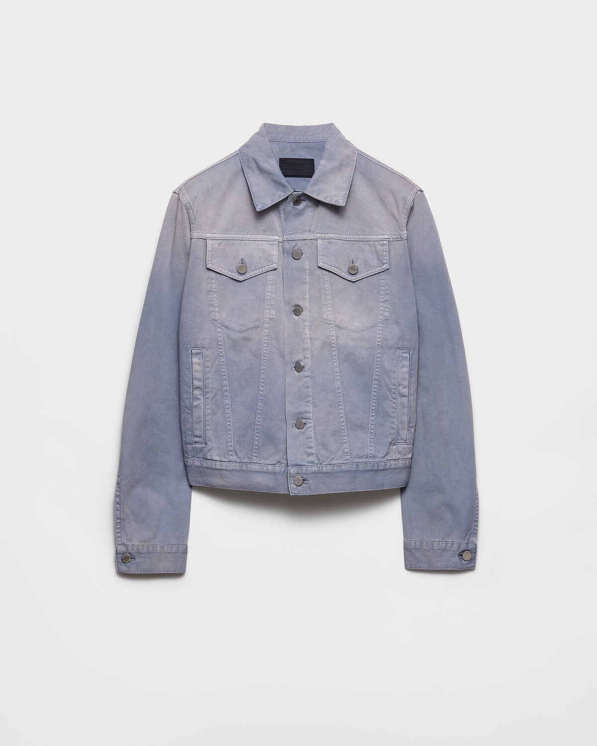 

Габардиновая куртка-бомбер Prada, серый