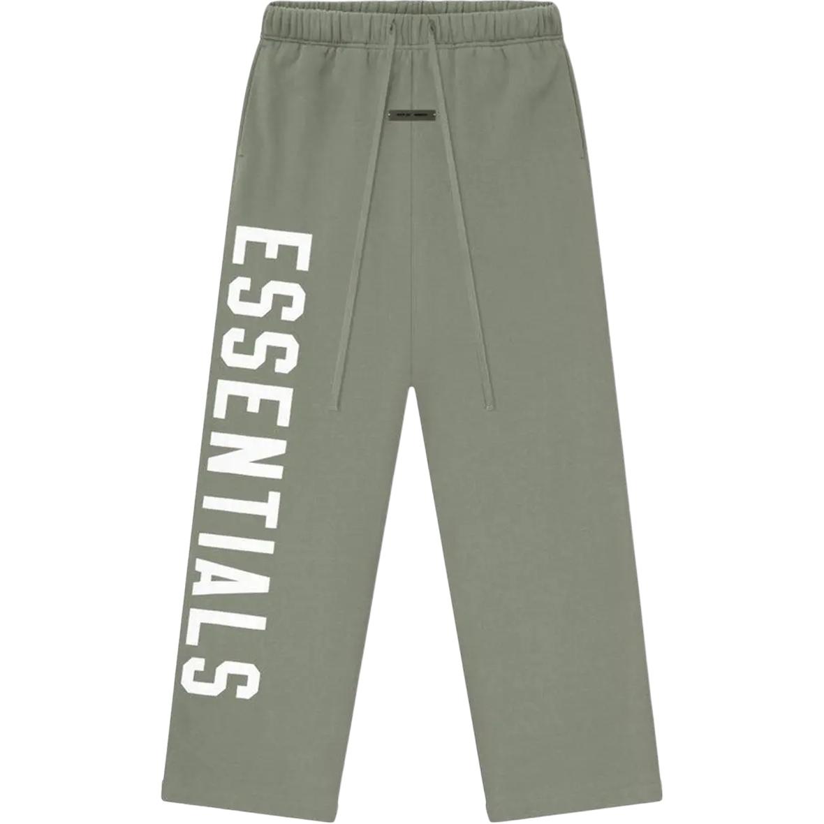 

Лаундж-штаны на шнурке из флиса Fear Of God Essentials, moss