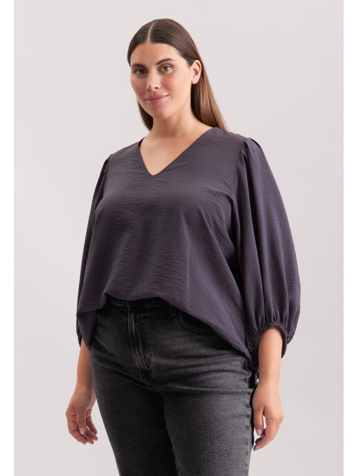 

Блузка без застежки, стандартного кроя, серого цвета Seidensticker