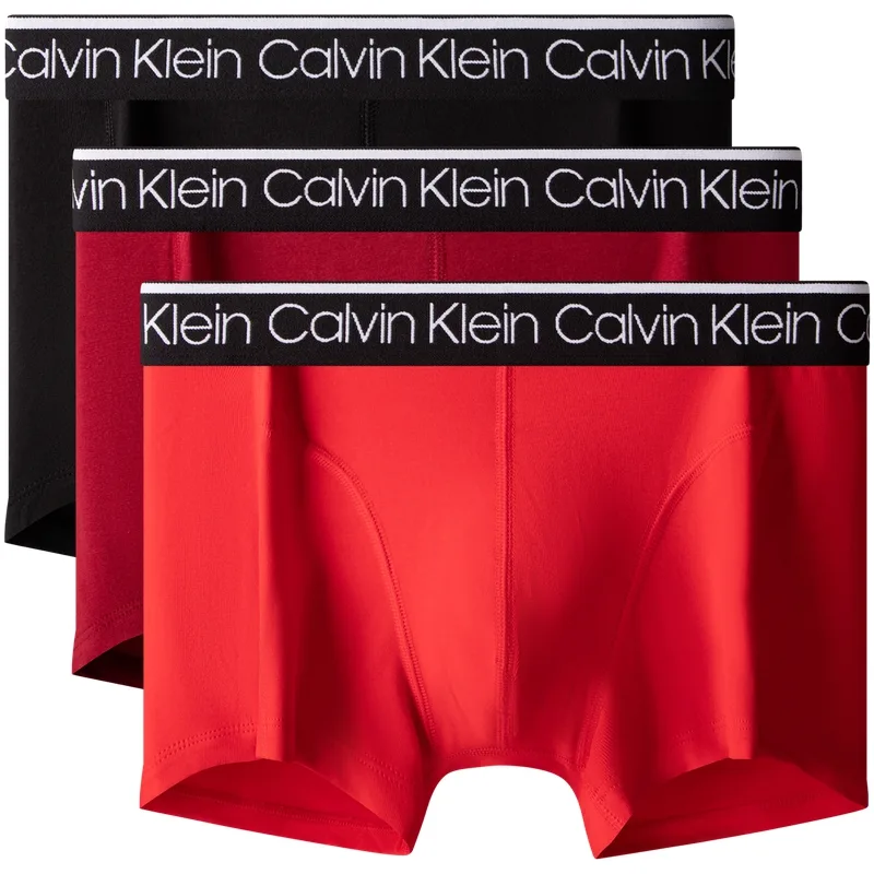Мужские трусы 3 шт Calvin Klein, ENR-Deep Sea Blue — фото 3