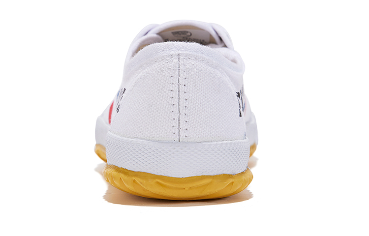 Легкие низкие матерчатые кроссовки Unisex Feiyue, бежево-голубые — фото 4