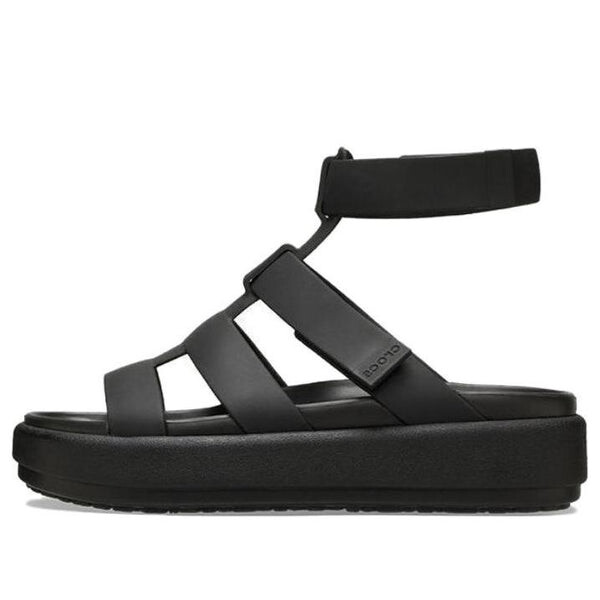 Сандалии brooklyn luxe gladiator sandals 'black' Crocs, черный