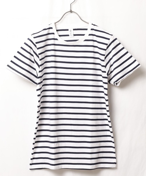 

Футболка с узкой каймой ARCHIVER, бело-темно-синяя