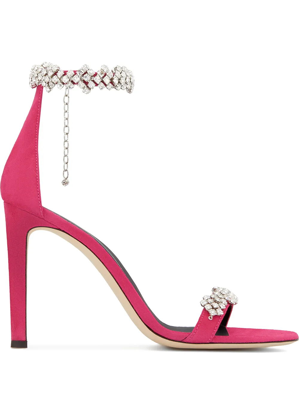 Босоножки Raissa Giuseppe Zanotti, розовый