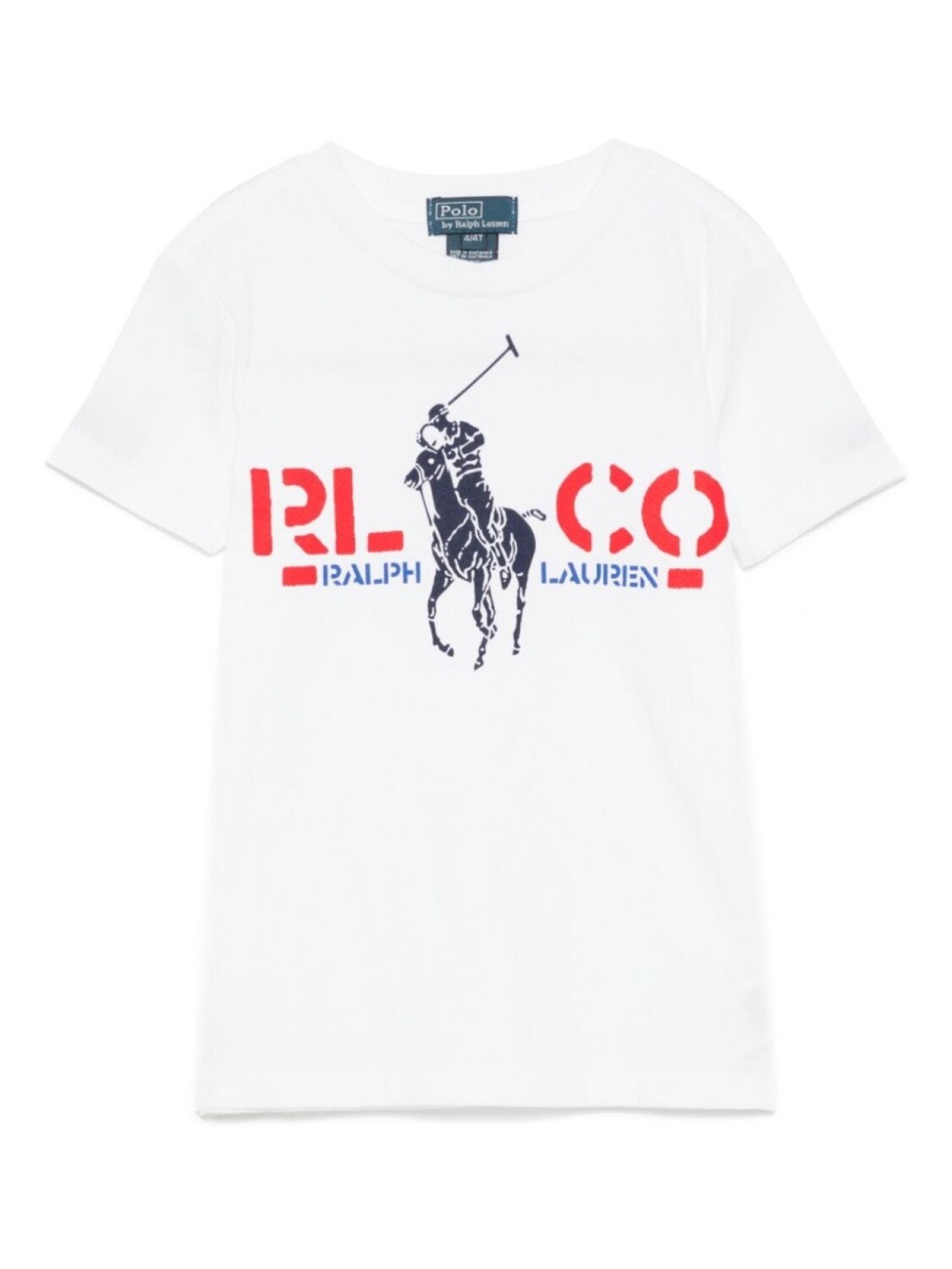 

POLO RALPH LAUREN KIDS футболка с логотипом, белый