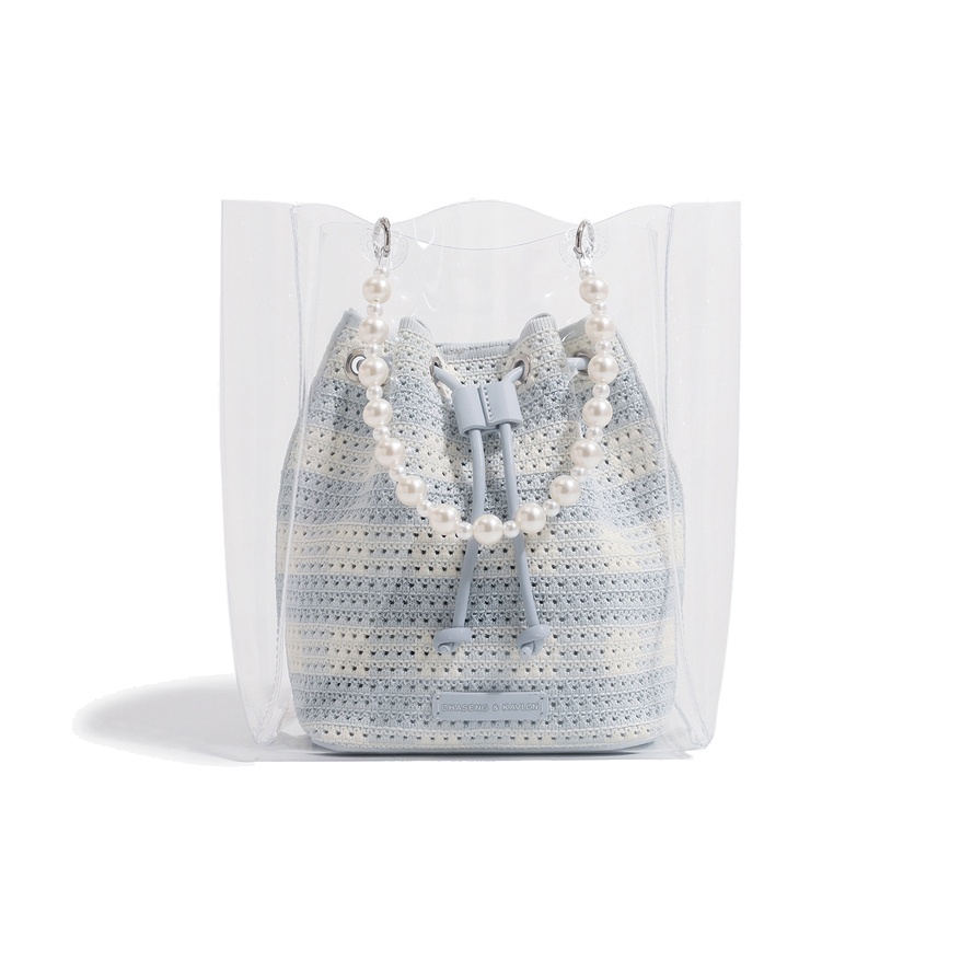 

PAYOT Сумка из искусственной кожи, через плечо, кроссбоди, рюкзак на два плеча женская светло-голубая